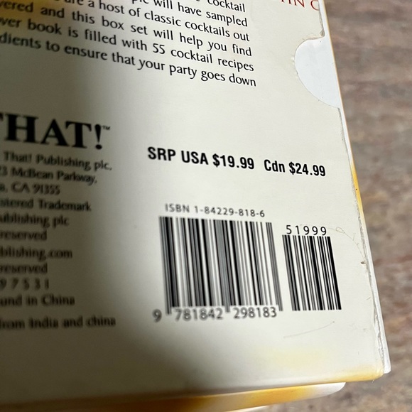 NIB Top that! Classic Cocktails shaker set with book - Picture 16 of 16